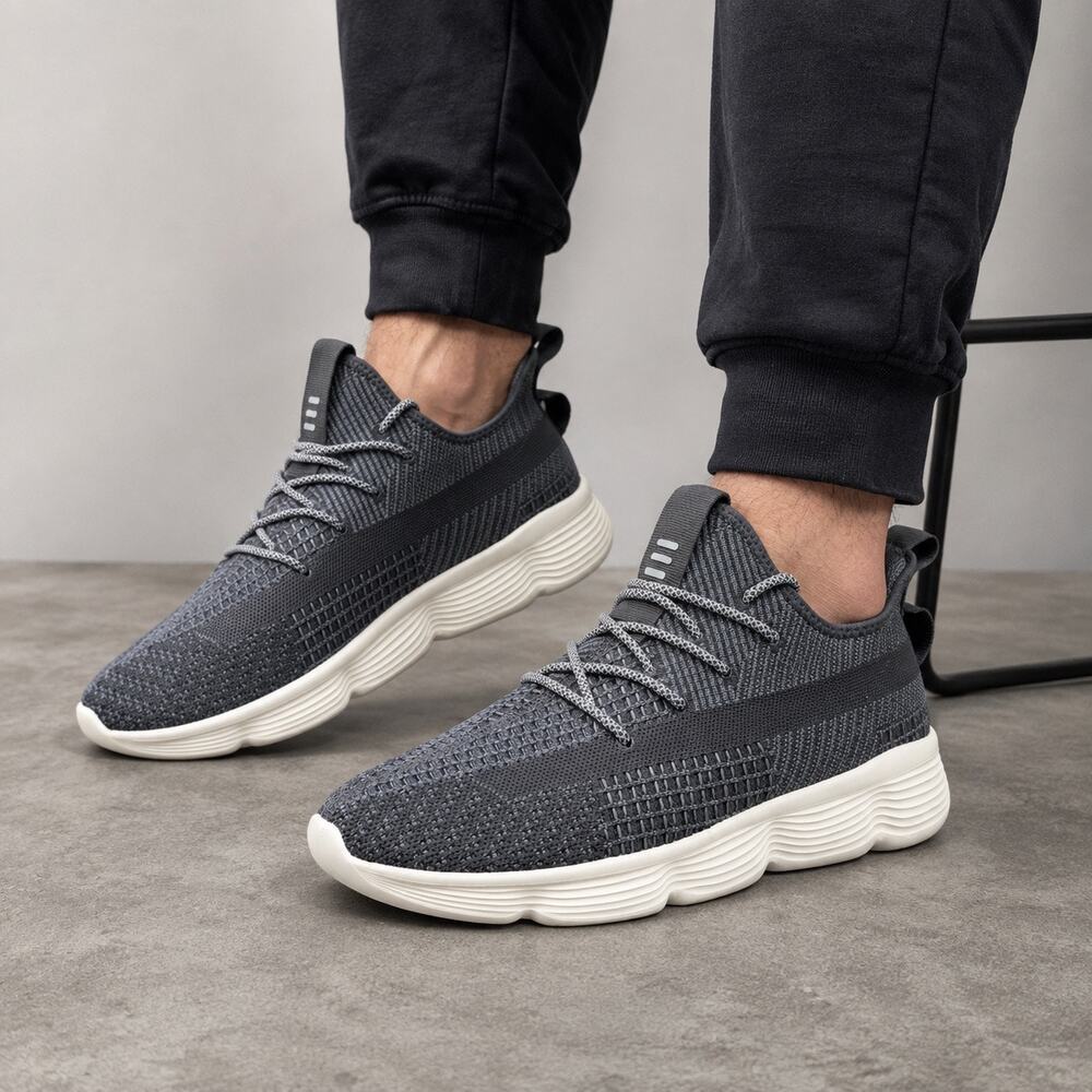HUHV Flow 360 Cloud Grey Charcoal Recovery Sneakers Men’s 11 Women’s 14
